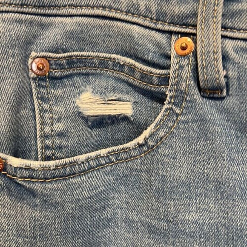 Gap Light Wash High Rise Kick Fit Jeans Size 30 10T - Picture 4 of 16